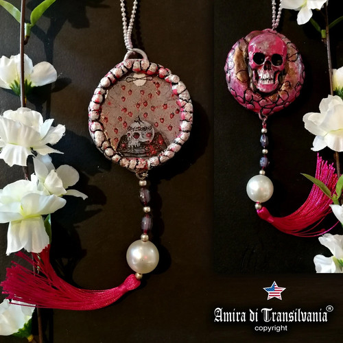 Black magic talisman skull - magic,
