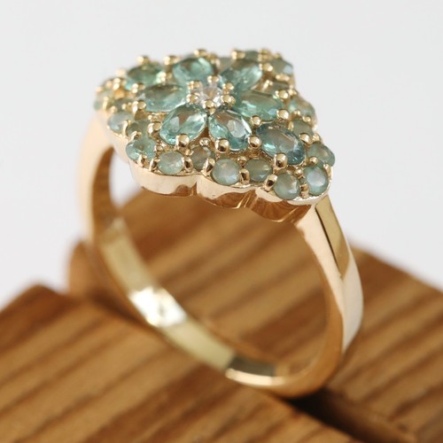 9ct gold solid alexandrite - gold,