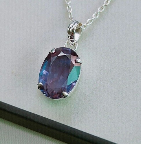 Alexandrite pendant oval - 5,