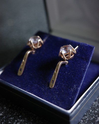 Vintage soviet rose gold - gold, 14k