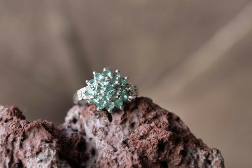 Alexandrite white zircon 9k - white,