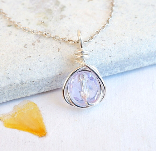 Alexandrite crystal pendant - alexandrite,