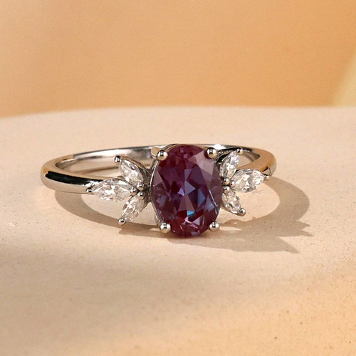 2ct oval cut alexandrite - oval,