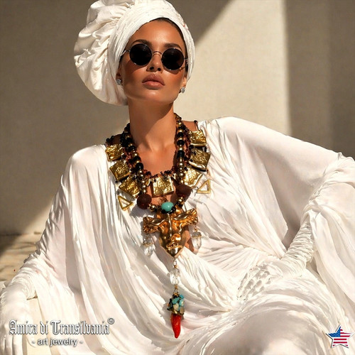 Statement luxury necklace - statement,