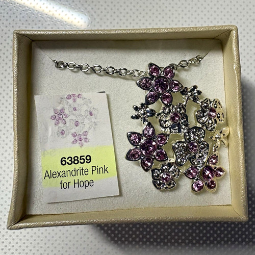 Pink alexandrite flower - pink,