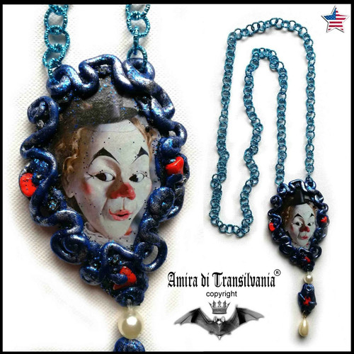Pennywise clown necklace - pennywise,