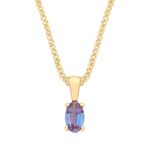 9ct yellow gold alexandrite - yellow,