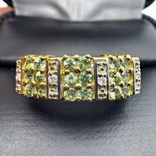 9ct gold natural alexandrite - ,