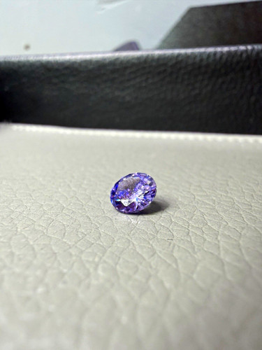 0mm purple alexandrite - purple, round