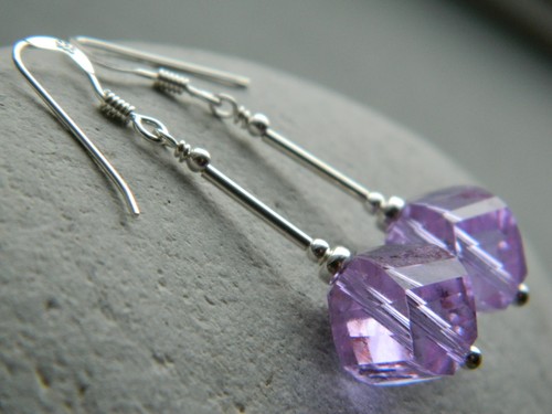 Vintage purple alexandrite - purple, "alexandrite"